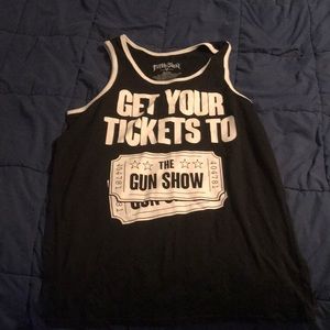 Get your tickets to the gun show Sleeveless Shirt